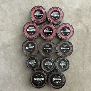 Bundle of 13 new, unopened bareMinerals products.